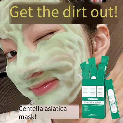 Deep Cleansing Bubble Mask – Hydrating & Purifying Face Mask with Centella Asiatica, Blackhead Removal, Mud Treatment