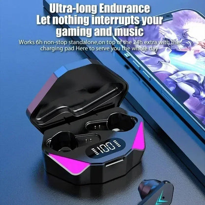 X15 TWS Wireless Bluetooth Earphones – 65ms Low Latency Gaming Earbuds with Mic for Esports & Xiaomi Devices