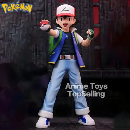 13cm Anime Pokemon Ash Ketchum Figure — PVC Action Toy for Kids, Collectible Gift Model