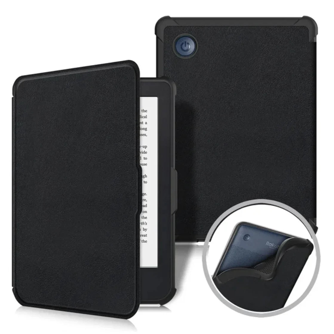 Kobo Clara BW/Clara Colour 2024 Case - 6 Inch Auto Wake Sleep PU Leather Cover, Soft Magnetic Ereader Hoesje N365 N367 Funda