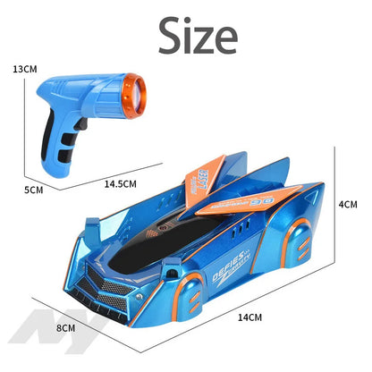 Wall Climbing RC Race Car – Light-Guided Anti-Gravity Drift Stunt Car with Infrared Sensor, Electric Toy Gift for Kids & Boys