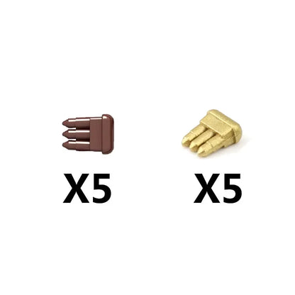 Military Soldier Building Block Figures - MOC Army Weapons Set with Rifles, Rocket Launcher & Mini Gun Toy Gift