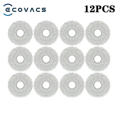 Ecovacs Deebot T30 Pro Omni / YEEDI M12 Pro+ Parts – Roller Brush, Side Brush, HEPA Filter, Dust Bag, Mop Cloth & Bracket