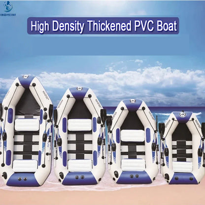 PVC 3-Layer Inflatable Boat – Wear-Resistant Fishing Kayak for 2-6 Persons, Rowing Canoe & Sports Boat