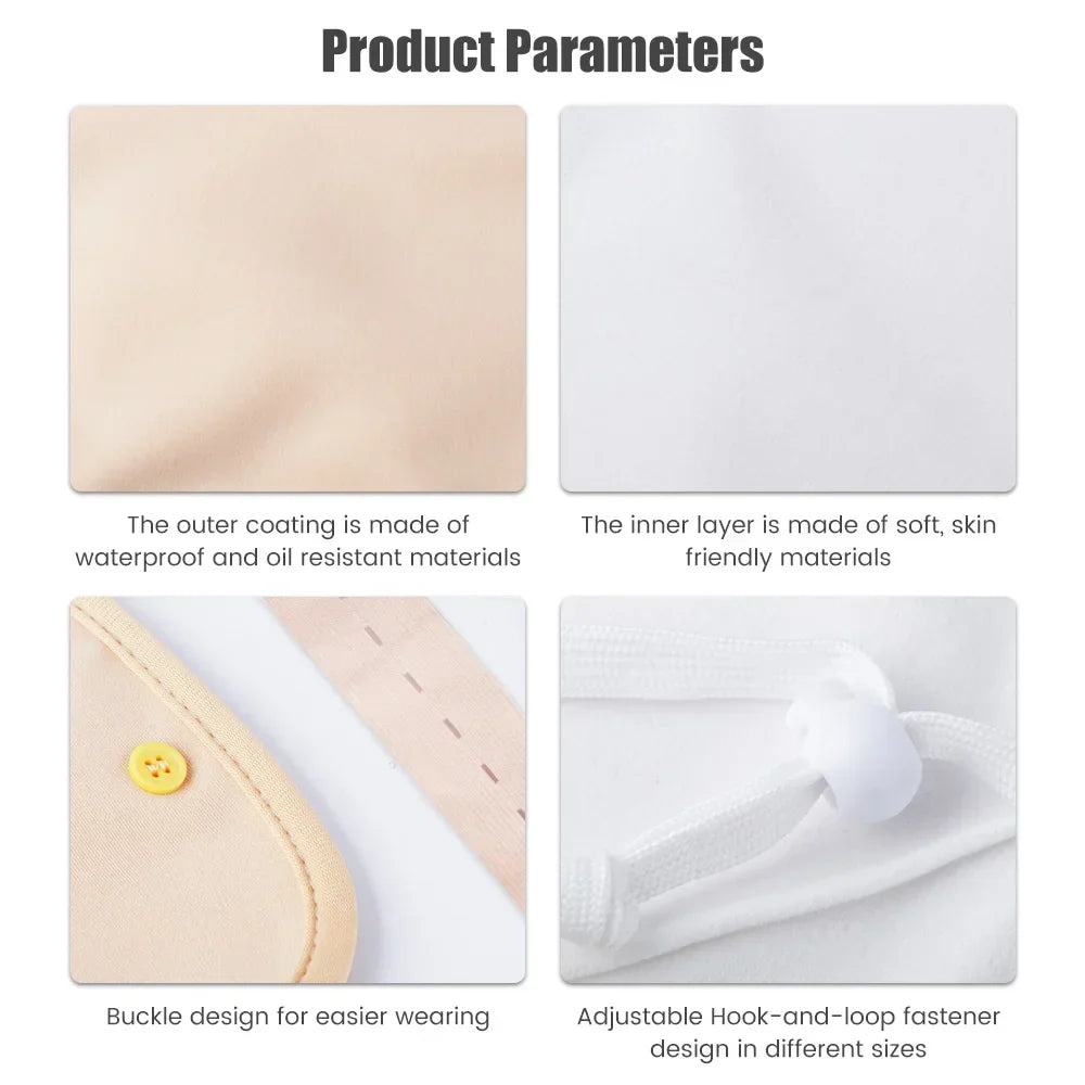 Reusable Castor Oil Pack Wrap - Organic Cotton with Adjustable Elastic Strap, Castor Oil Compress for Body Care