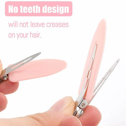 10PCS No Crease Hair Clips Set – Basic Hairpins for Women & Girls, No Bend, Styling & Makeup Accessories