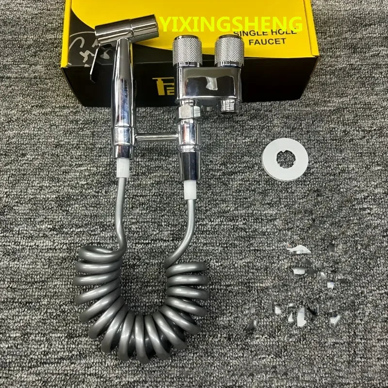 Stainless Steel Double Outlet Angle Valve – High-Flow Shower & Control Valve for Bathrooms & Washing Machines