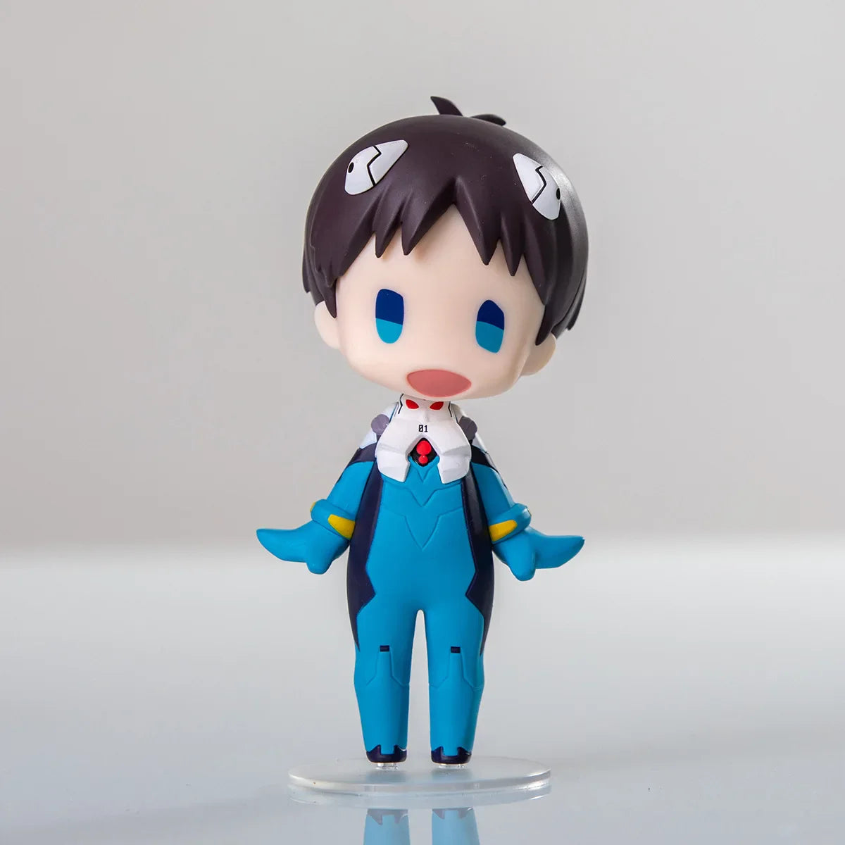 Evangelion Anime Figure Set – Ayanami Rei, Asuka & Shinji Collectible Figurines for Car Decoration & Kids Gift
