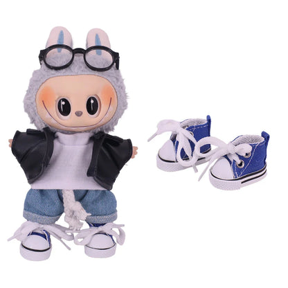 3.8cm Doll Shoes for 17cm Labubu Plush Doll – Accessories Gift for Girls