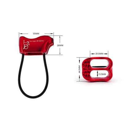 25kN Aluminum ATC Descender – Rock Climbing & Mountaineering Rigging Gear for Indoor/Outdoor Use