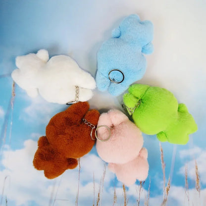 5pcs Labubu Plush Toy Set – Kawaii White Stuffed Plushies, Keychain & Pillow Accessories for Kids