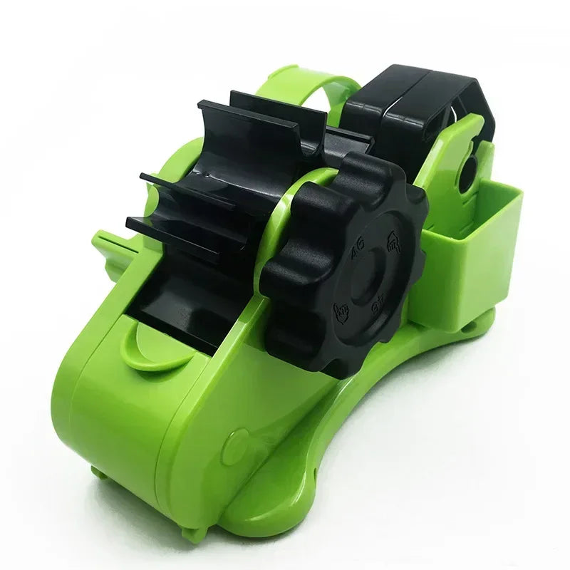 Semi-Automatic Multi-Roll Tape Dispenser – Reusable Thermal Tape Cutter with Storage Compartment