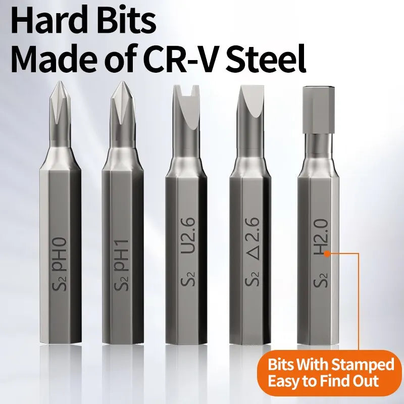 63-in-1 Magnetic Screwdriver Set: Precision Kit for Electronics, Computer, Phone - Multifunctional Maintenance Tool for Disassembly and Repair