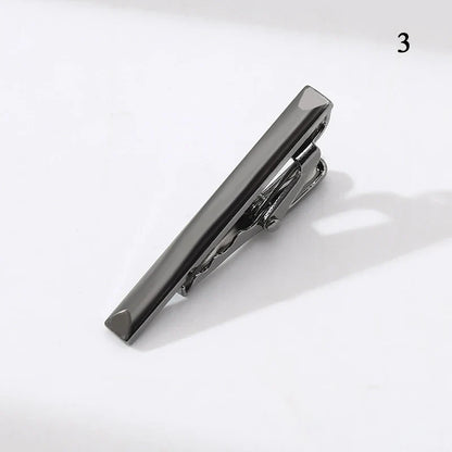 Men’s Fashion Tie Clip Pin - Metal Necktie Bar for Business, Wedding & Party Suit Accessories Gift