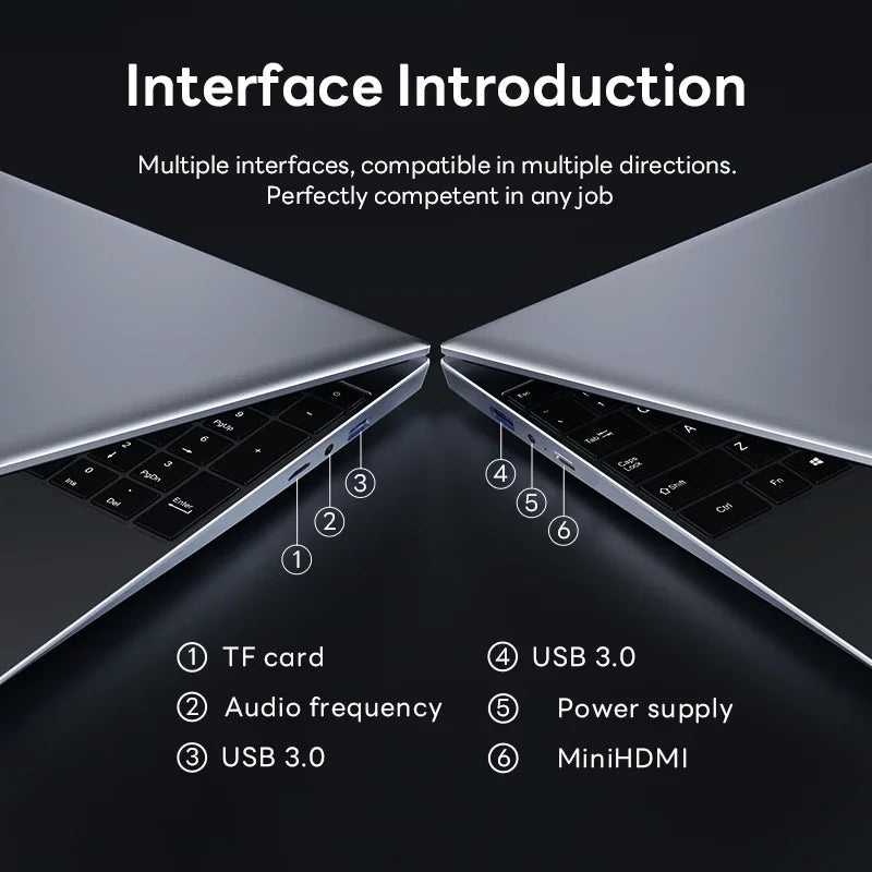 Windows 11 Gaming Laptop – Intel Core i9-8950HK, 16GB DDR4, 1TB SSD, High-Performance Notebook for Gaming, Office & Study