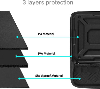 Waterproof Laptop Case for 2023-2024 MacBook Air and Pro - 13.3-16 Inch M1, M2, M3 Notebook Shoulder Briefcase Sleeve Bag