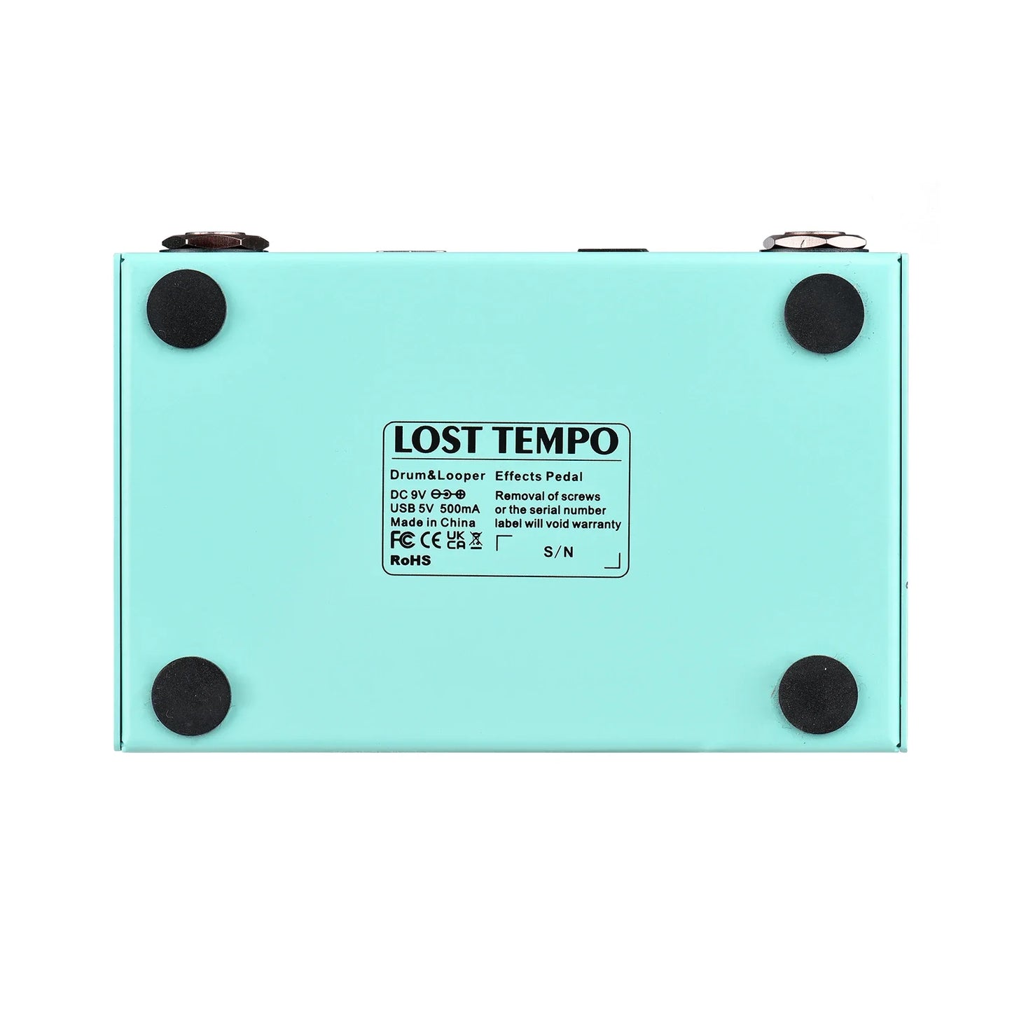 M-VAVE LOST TEMPO Effect Pedal – 2 in 1 Drum & Looper Mini Pedal with Double Footswitch, Drum Machine Pedal