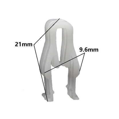 50Pcs Center Console Radio Dash Trim Clips - Bezel & Switch Retainers for Car Audio & Navigation