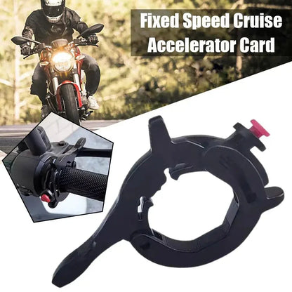Motorcycle Cruise Control Throttle – High Grade Aluminum Lock Assist Retainer, Universal Wrist Grip Handlebar