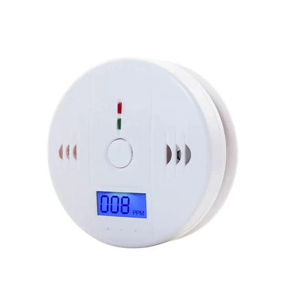 Independent Carbon Monoxide Alarm Detector with 85dB Alarm - High Sensitivity CO Sensor with LCD Photoelectric Display for Home and Hotel