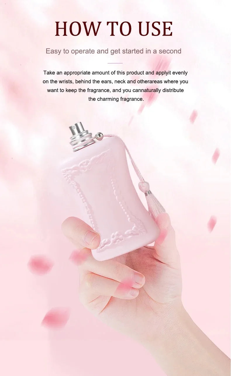 Women’s Original Long-Lasting Floral Perfume – 75ml Eau De Toilette Pheromone Spray Gift