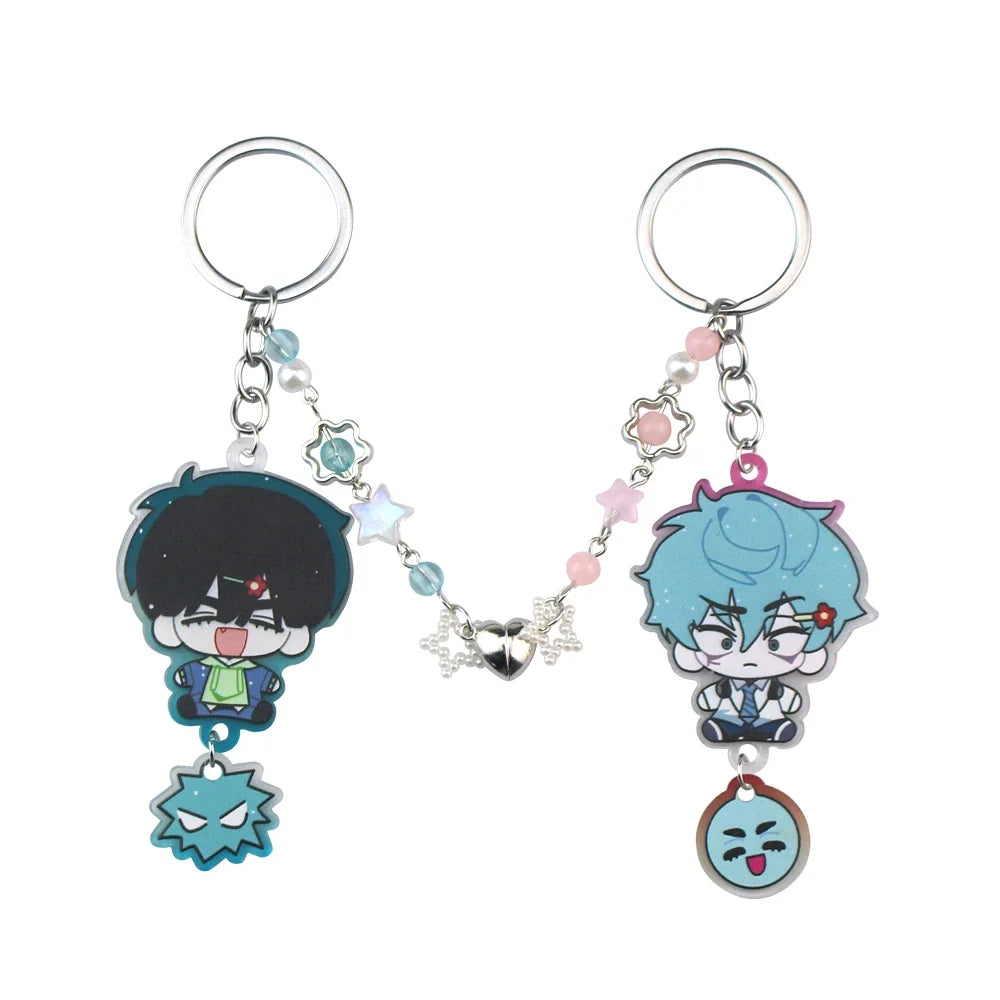 Alien Stage Acrylic Matching Keychains - Luka Mizi Hyuna Ivan Keyrings for Backpacks, Phones & Christmas Gifts