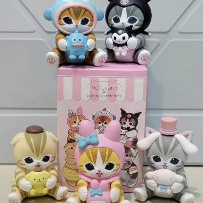 Mofusand Shark Cat Ugly Fish Blind Box Toy – Vinyl Doll Collectible for Display & Fashion Hobby Collection