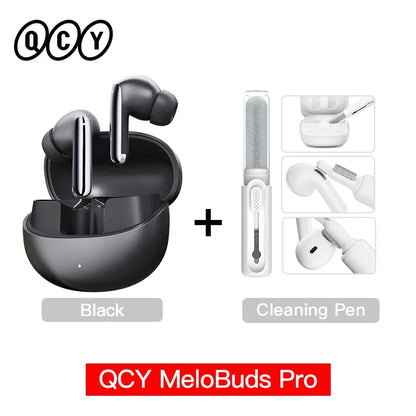 QCY MeloBuds Pro ANC Earbuds - Bluetooth 5.3 Wireless Hi-Res LDAC Headphones with 46dB Noise Cancellation