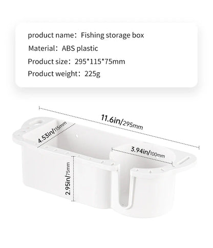 Marine Storage Caddy Box – Universal Boat Cup Holder, Phone & Drink Organizer for Yacht, Pontoon, & Fishing Cabin