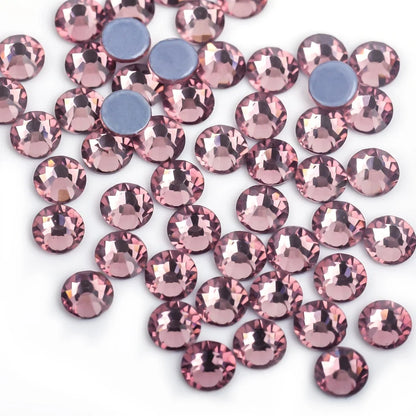 Premium Hot Fix Rhinestones – High Quality Glass Crystal Flatback Iron-On Glitter Rhinestones for Clothing & Crafts