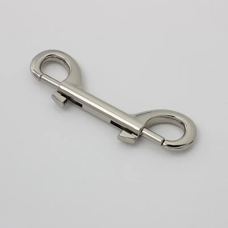 Auto-Locking Dog Leash Carabiner Clip – Swivel Rotating Ring Pet Hook for Outdoor Walking, Keychain & Pet Accessories