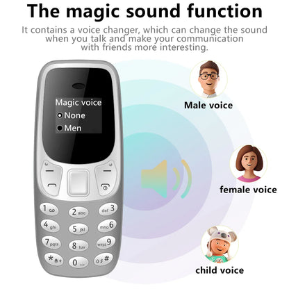 BM10 Mini Mobile Phone – Dual SIM, Bluetooth, Voice Changer, Low Radiation, Voice Recording, Multi-Language Small Cellphone