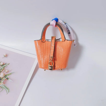 Mini Bag Pendant Keychain – Creative Portable Zero Wallet, Bracelet, and Bluetooth Earphone Multifunctional Hanging Accessory