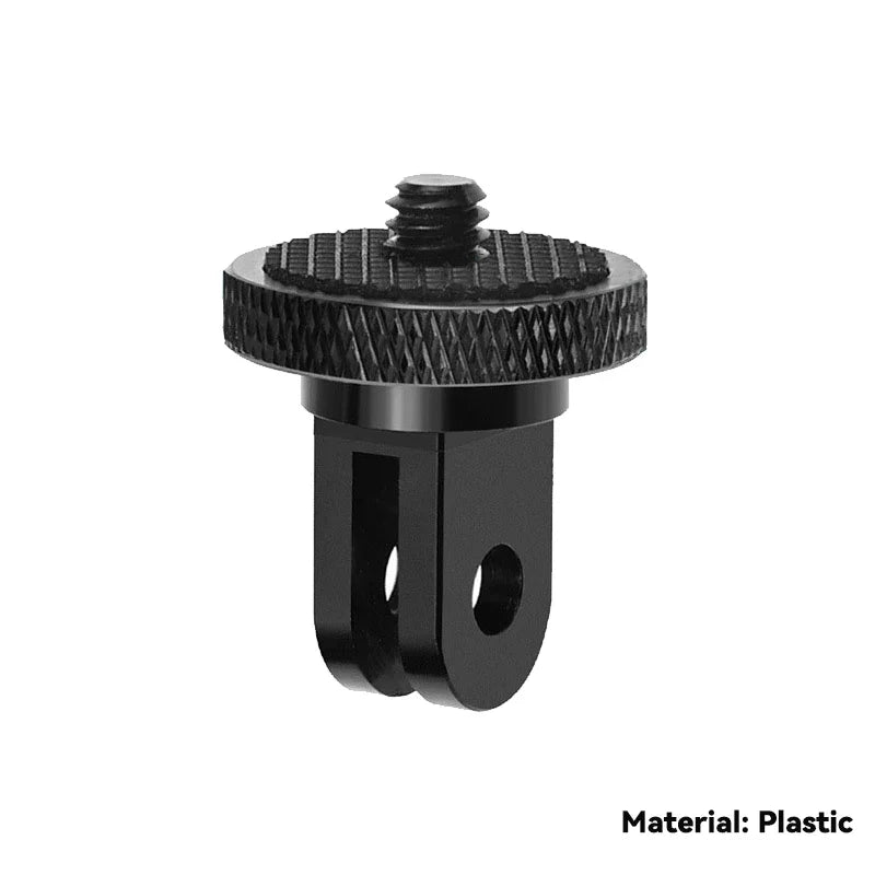 1/4 Inch Tripod Adapter Mount - 360° Rotating Holder for GoPro Hero 13 12 11 10 9 8 Insta360 X2 X3 X4 DJI Camera Accessories