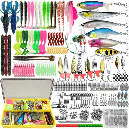 83/133/193/239/409PCS Fishing Lure Kit – Multi-Layer Tackle Box Set for Trout, Pike & Bass Fishing Pro Gear Accessories