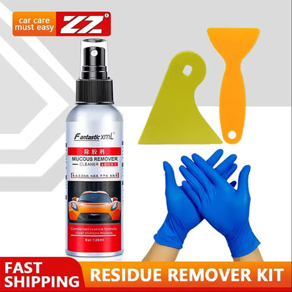 Sticky Residue Remover Spray — Car Window Film Adhesive & Sticker Glue Cleaner
