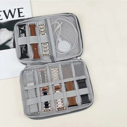 Watchband Bag for Apple Watch - Smart Travel Case for Watch Straps - Wriststrap Storage Organizer Box