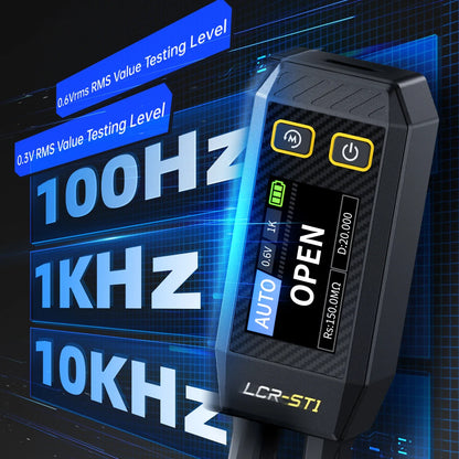 FNIRSI LCR-ST1 Mini Smart Tweezer – LCR, ESR, Resistance & Capacitance Tester for SMD Components
