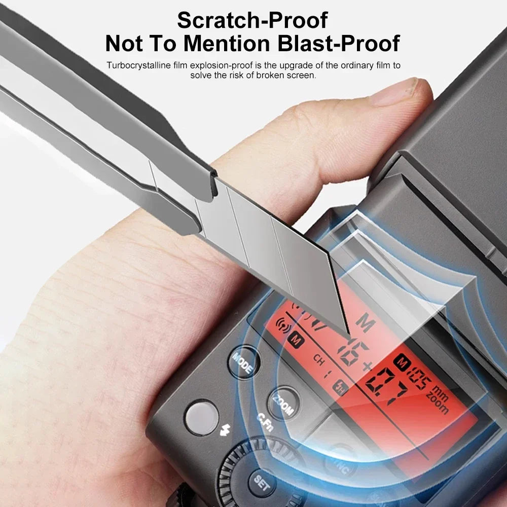 Godox Tempered Glass Film – Protective Screen for X3, XPro, V1, V850III, V860III & TT685II Flash