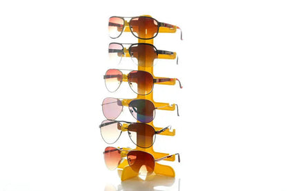 Plastic Sunglasses & Eyeglasses Display Stand — Space-Saving Home Organizer Shelf