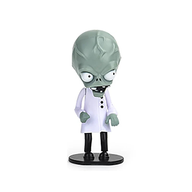 Plants vs Zombies Anime Action Figures – Peashooter & Pirate Zombie Model Set, Collectible Game Characters Kids Toy Gift Statue Figures