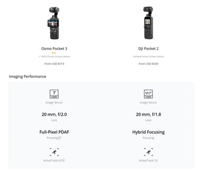 DJI Osmo Pocket 3 Gimbal Camera – 1" CMOS, Brand New, In Stock
