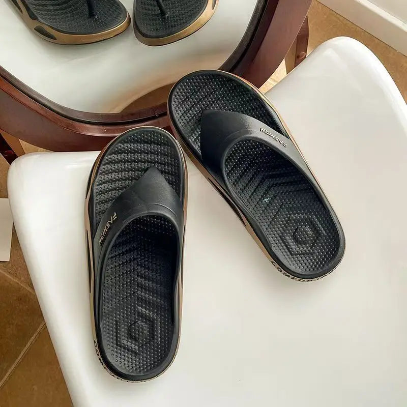 Unisex Summer Beach Flip Flops - Breathable Casual Outdoor Sandals for Men & Women