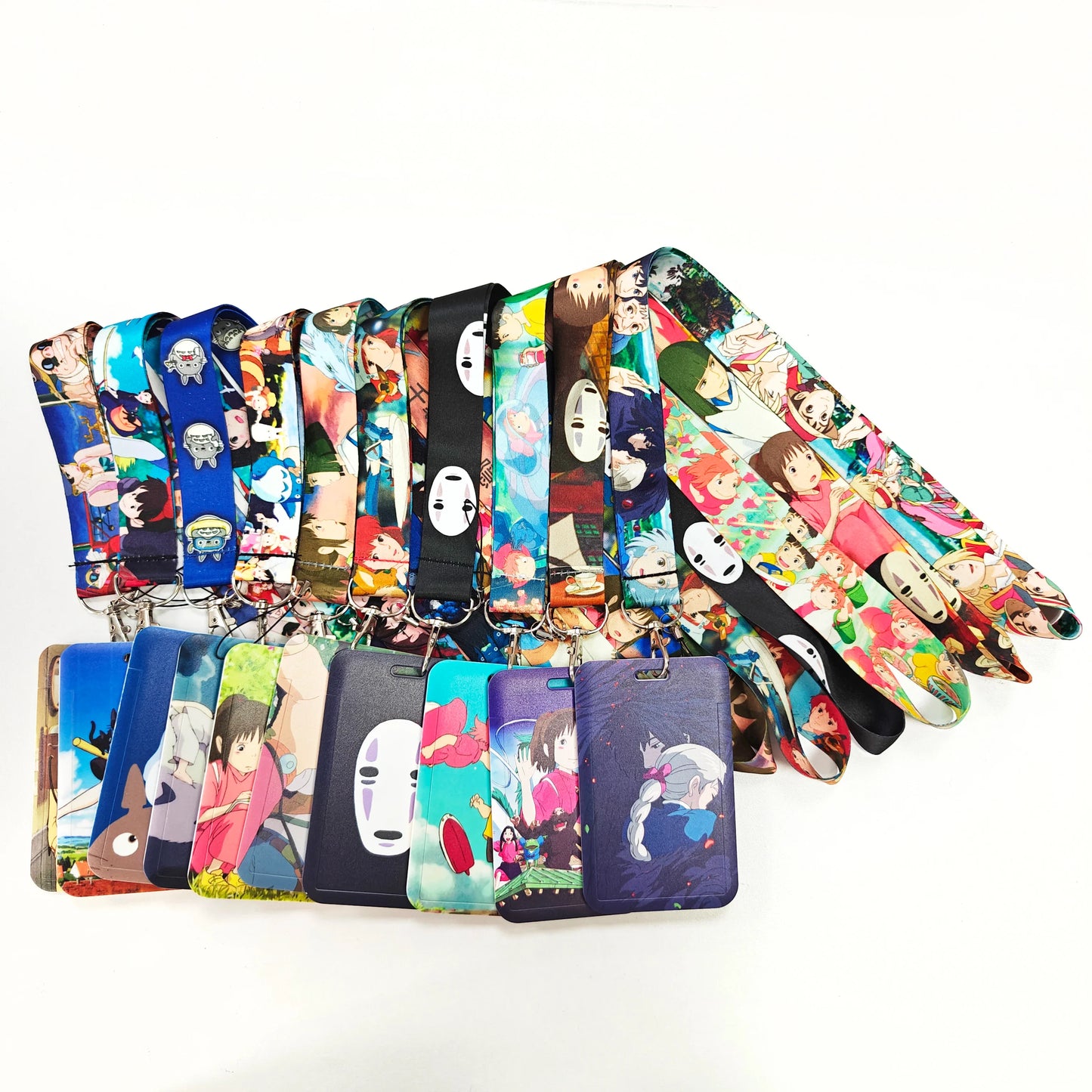 Anime Lanyard Keychain – Animated Mobile Phone & ID Card Holder, DIY Jewelry Accessory Wholesale