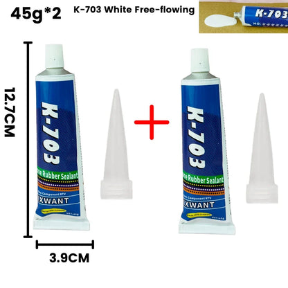 K-703/704/705/706 RTV Silicone Adhesive - 45g Industrial Rubber Sealant for Electronics & Components