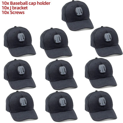 GoPro Baseball Cap Base Mount with J-Hook – Compatible with GoPro Hero 10-13, DJI Action 3-4 & Insta360 X3-X4 Accessories