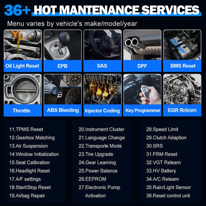 XTOOL D7 OBD2 Car Diagnostic Tool – Bi Directional Automotive Scanner with ECU Coding, 36+ Services & 3-Year Free Update