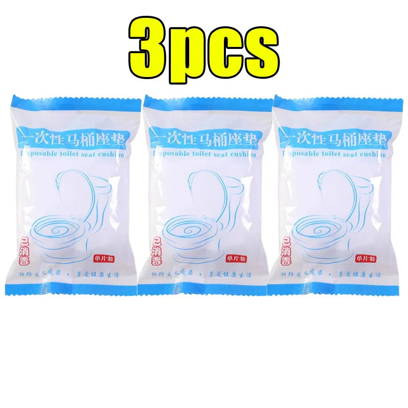 Disposable Waterproof Toilet Seat Covers – Non-Woven Fabric Seat Protectors for Travel, Hotels, Hospitals & Public Restrooms