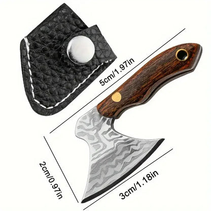 Mini Stainless Steel Small Axe Keychain – Portable Knife Pendant Gift & Outdoor Tool Decoration