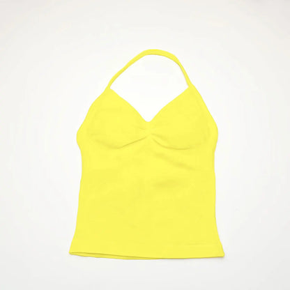 NCLAGEN Impact Longline Strappy Sports Top – Women's Yoga Vest, Open Back Gym Bra for Running & Workout